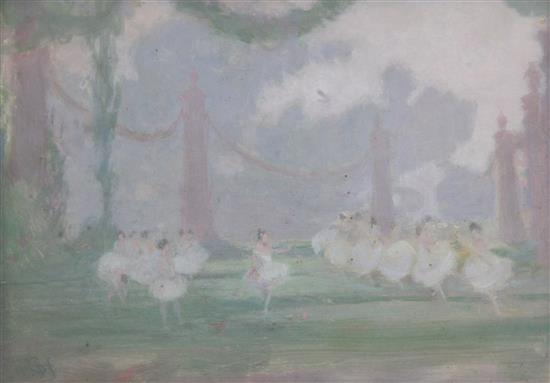English School The Ballet 6 x 8.25in.